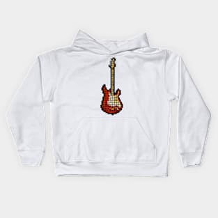 Tiled Pixel 1965 Lenny Guitar Upright Kids Hoodie